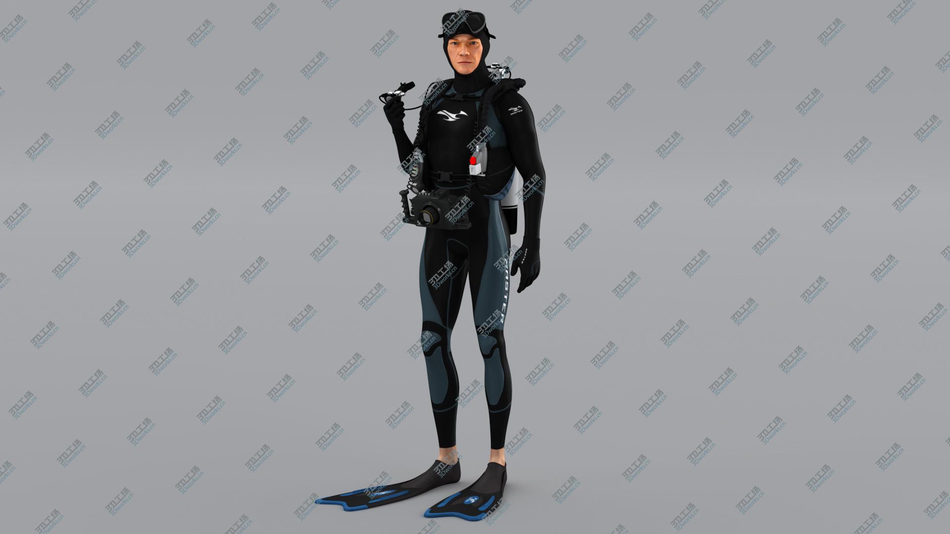 images/goods_img/20210113/3D model Scuba Diver Animated HQ/1.jpg